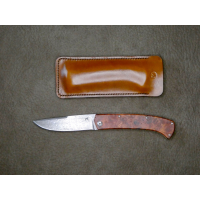 Couteaux pliant avec lame en acier DAMAS