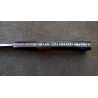 Couteau pliant liner lock avec lame en acier 14c28n et manche en bois d'ébène et loupe d'amboine