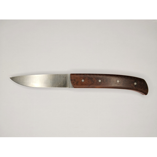 Couteau pliant liner Lock - lame en acier 14C28N - Mache en ébène et loupe d'amboine