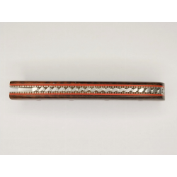 Couteau pliant liner Lock - lame en acier 14C28N - Mache en ébène et loupe d'amboine