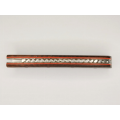 Couteau pliant liner Lock - lame en acier 14C28N - Mache en ébène et loupe d'amboine