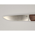 Couteau pliant liner Lock - lame en acier 14C28N - Mache en ébène et loupe d'amboine