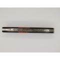 Couteau pliant liner lock avec lame en acier 14c28n et manche en bois d'ébène et loupe d'amboine