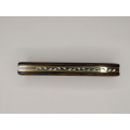 Couteau pliant liner Lock - lame en acier 14C28N - Mache en ébène et loupe d'amboine