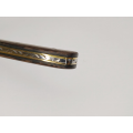 Couteau pliant liner Lock - lame en acier 14C28N - Mache en ébène et loupe d'amboine