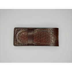 Couteau Pliant Liner Lock - Acier damas - Manche en Os de bovin et bois de cocobolo